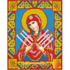Картина стразами "Икона Семистрельная Богородица"