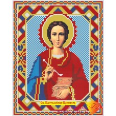 Картина стразами "Икона Пантелеймон Целитель"